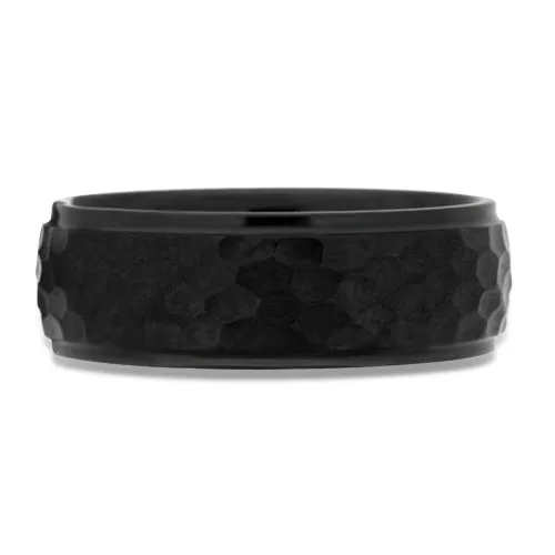 Black Zirconium Wedding Ring