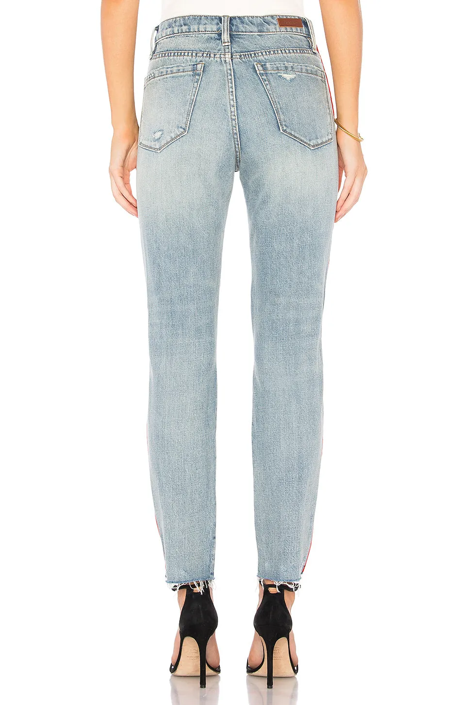 Now or Never Stripe High Rise Jeans - Blank NYC - Shop Online