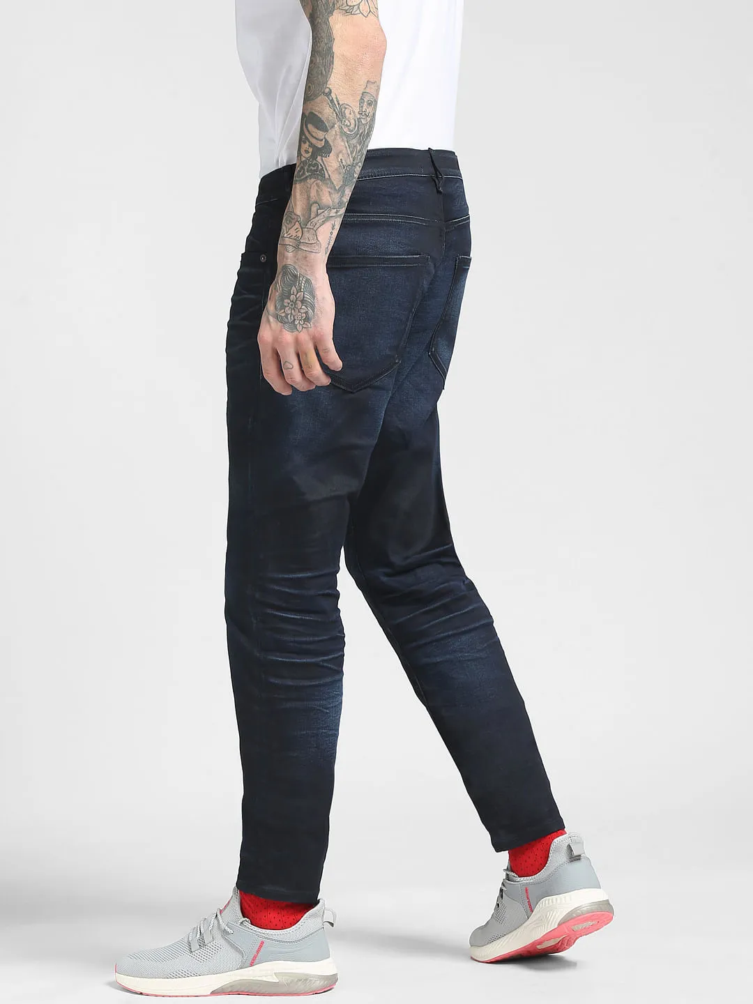 Blue Low Rise Simon Anti Fit Jeans