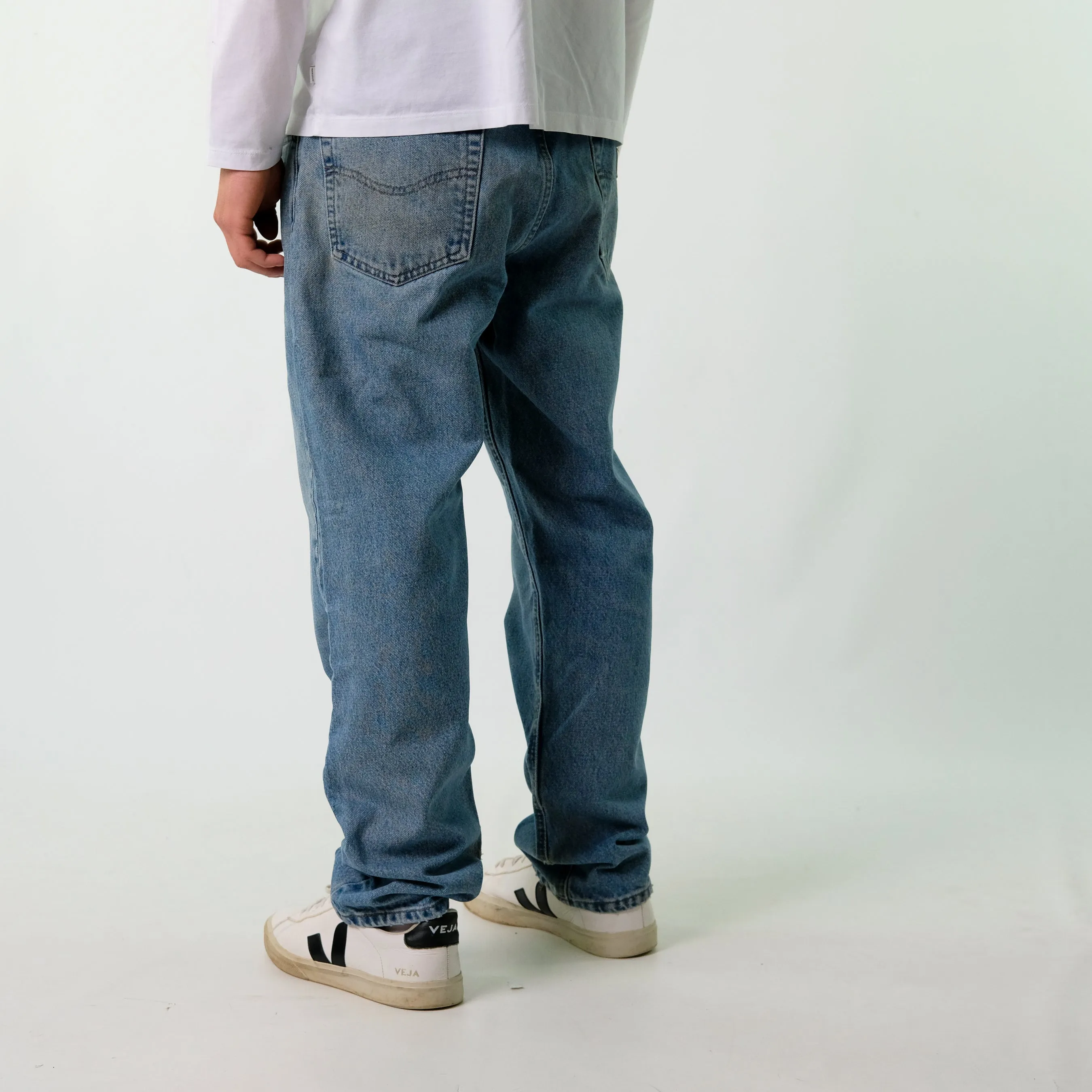 Blue y2ks Carhartt Denim Jeans Baggy Pants (36x30)