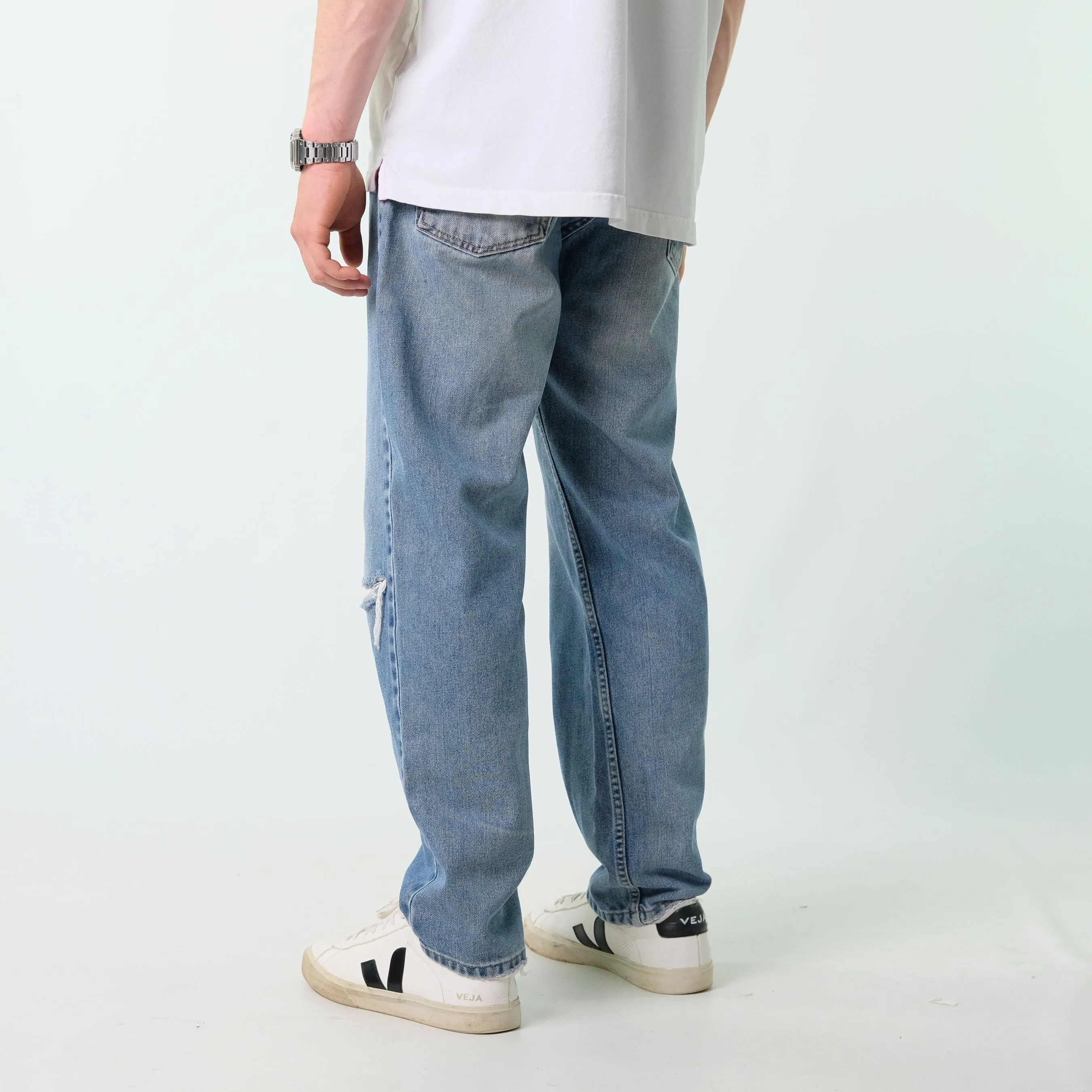 Blue y2ks Levi's Denim Jeans Baggy Pants (33x32)