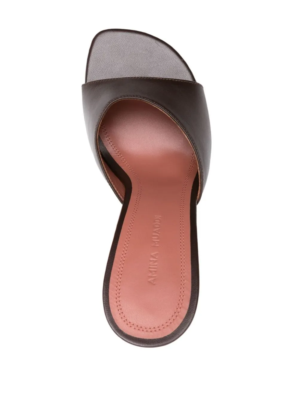 Chic Leather Heeled Mules