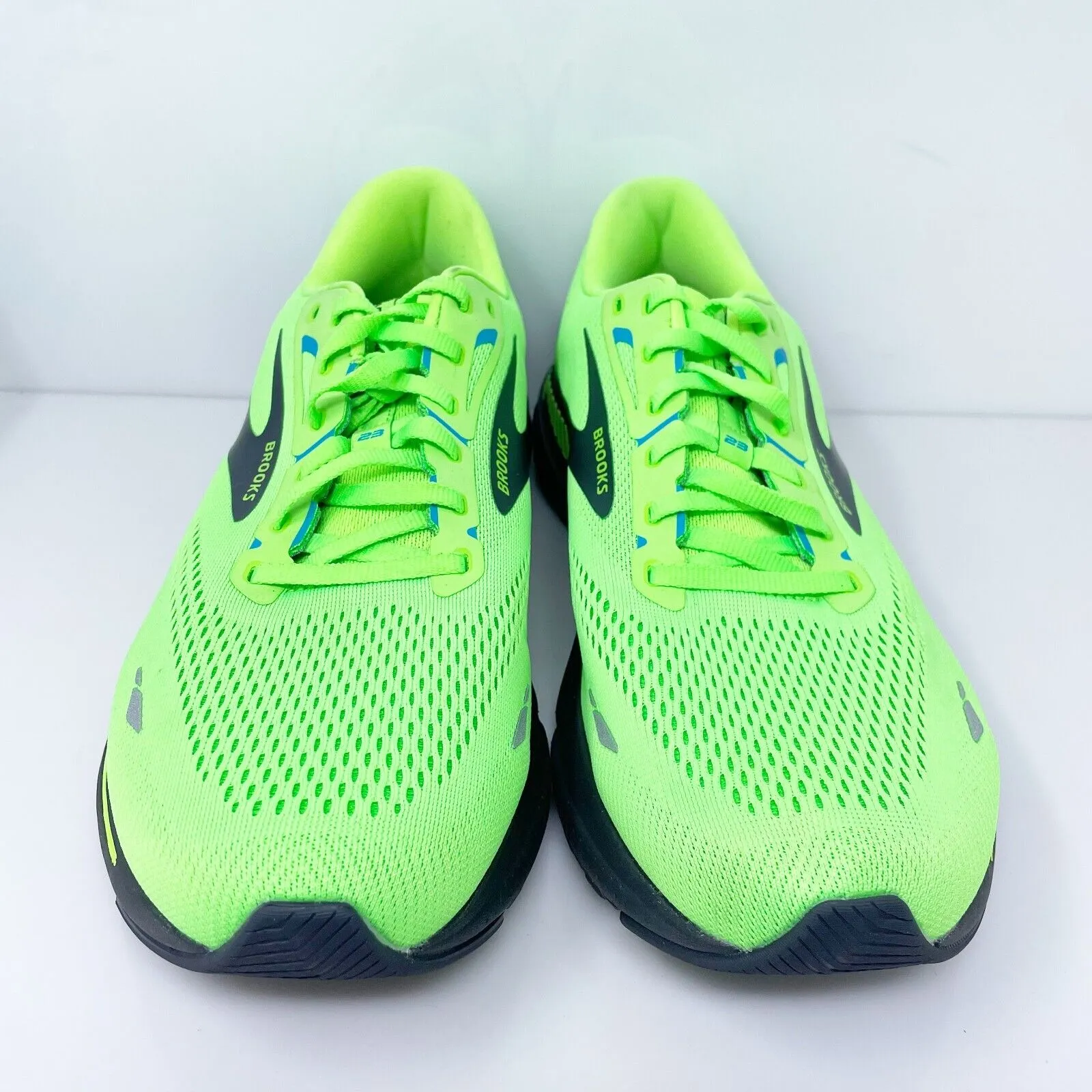 Brooks Mens Adrenaline GTS 23 1103912E373 Green Running Shoes Sneakers Sz 13 2E