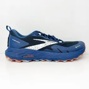 Brooks Mens Cascadia 17 GTX 1104021D062 Blue Running Shoes Sneakers Size 10 D