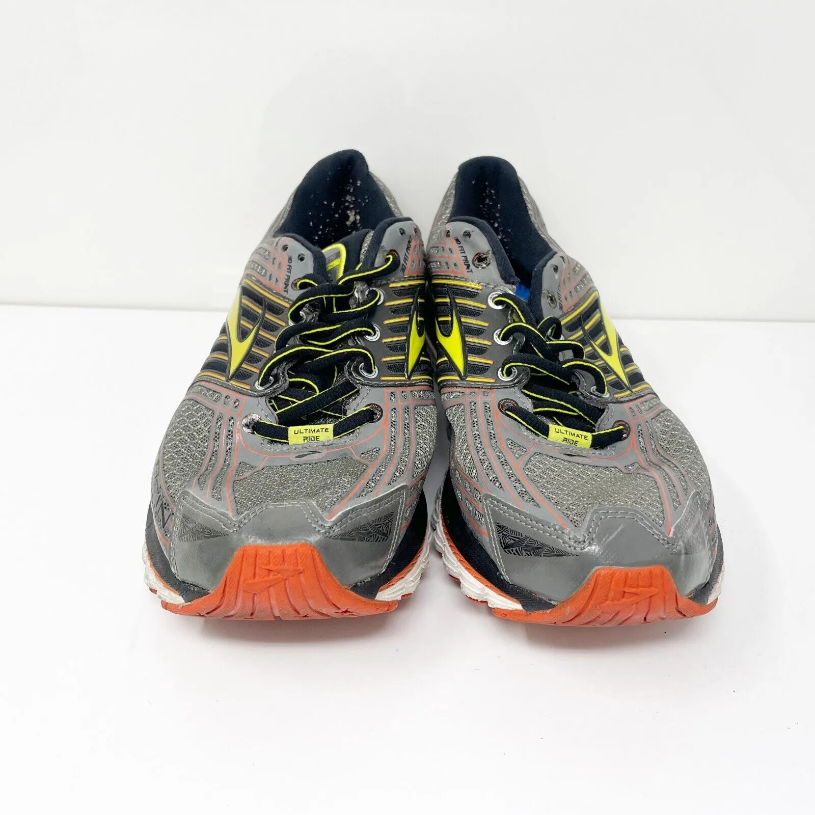 Brooks Mens Glycerin 12 1101671D024 Gray Running Shoes Sneakers Size 9.5 D