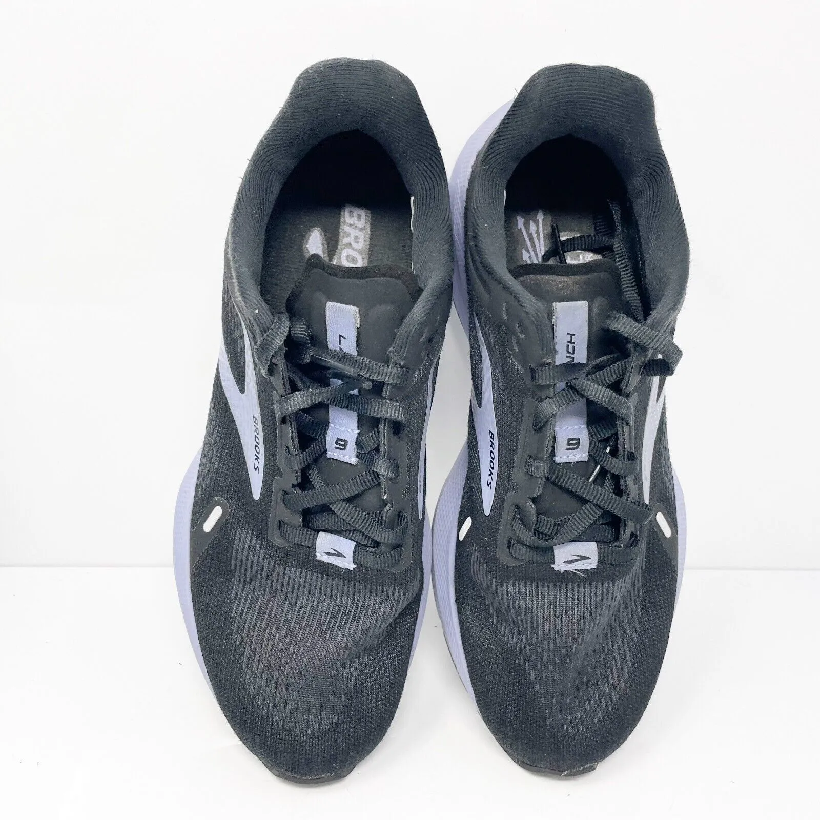 Brooks Womens Launch 9 1203731B060 Black Running Shoes Sneakers Size 7 B