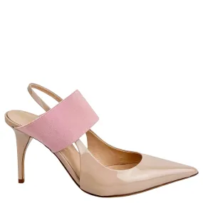 Bruno Frisoni Pointy Tonic Heels in Patent Nude