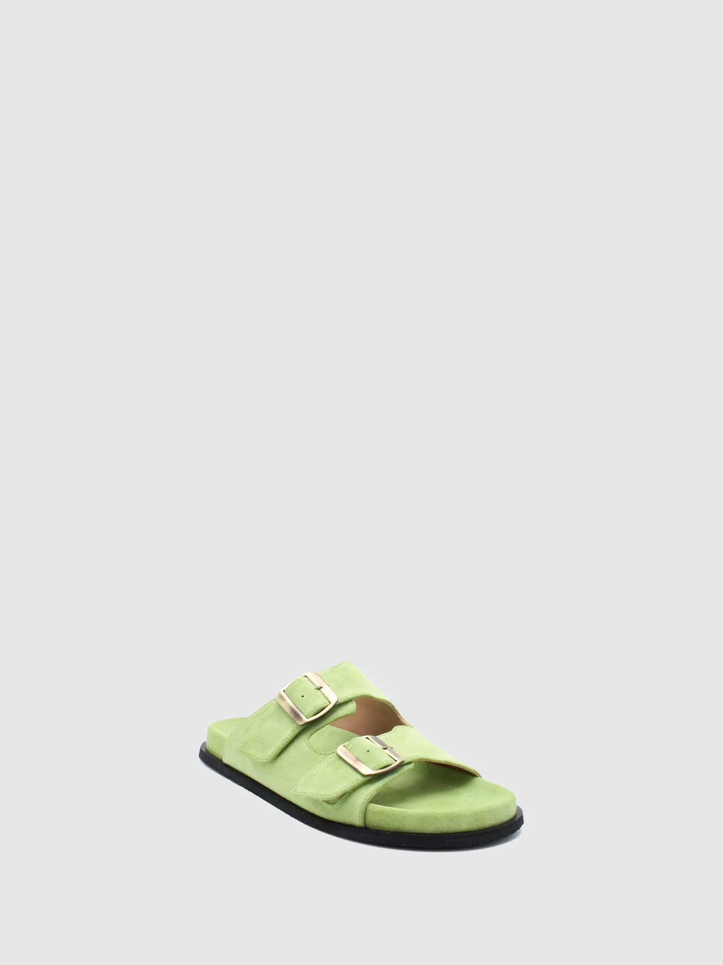 Buckle Mules Impact Menthe