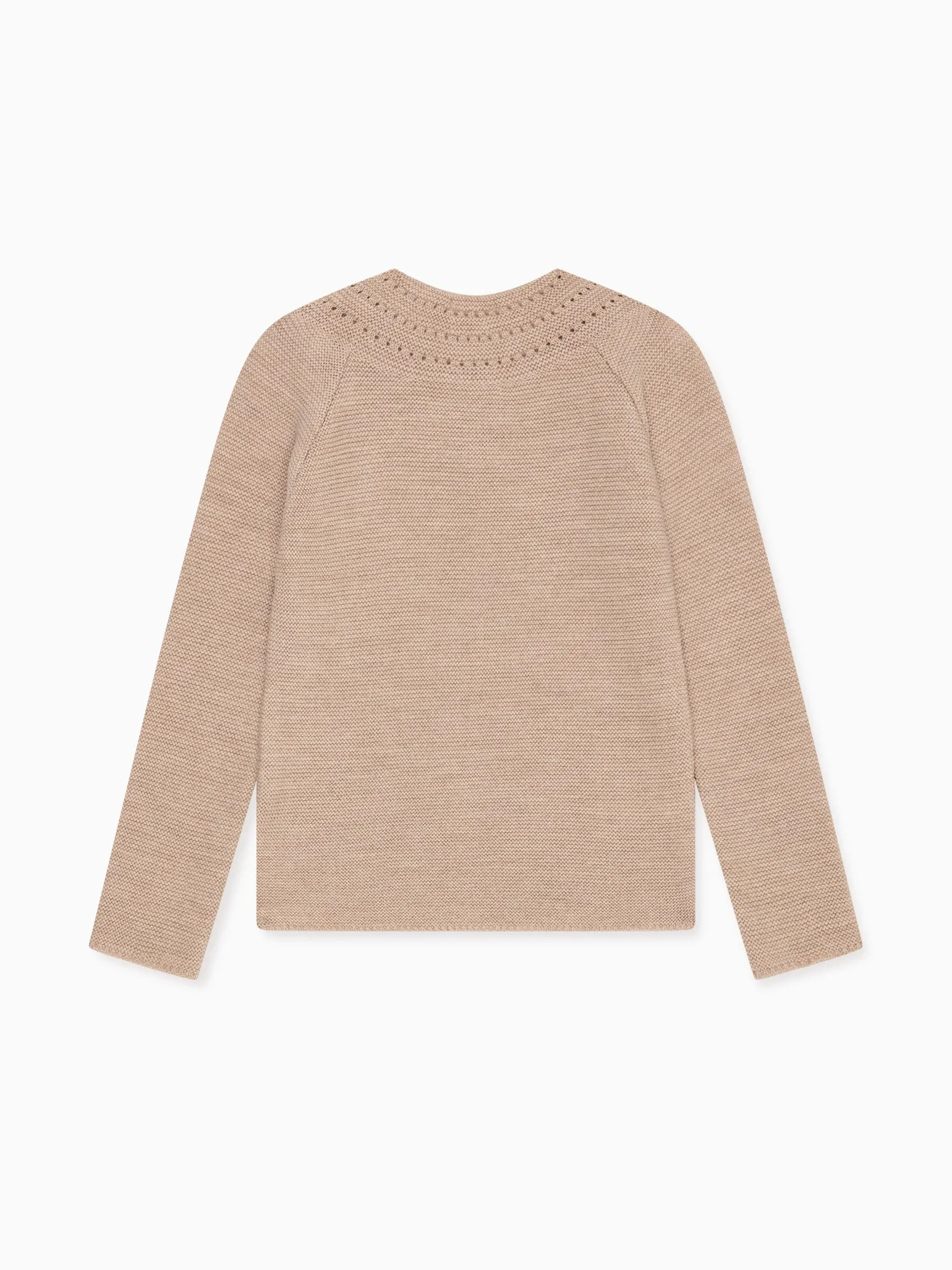 Camel Rima Merino Girl Cardigan