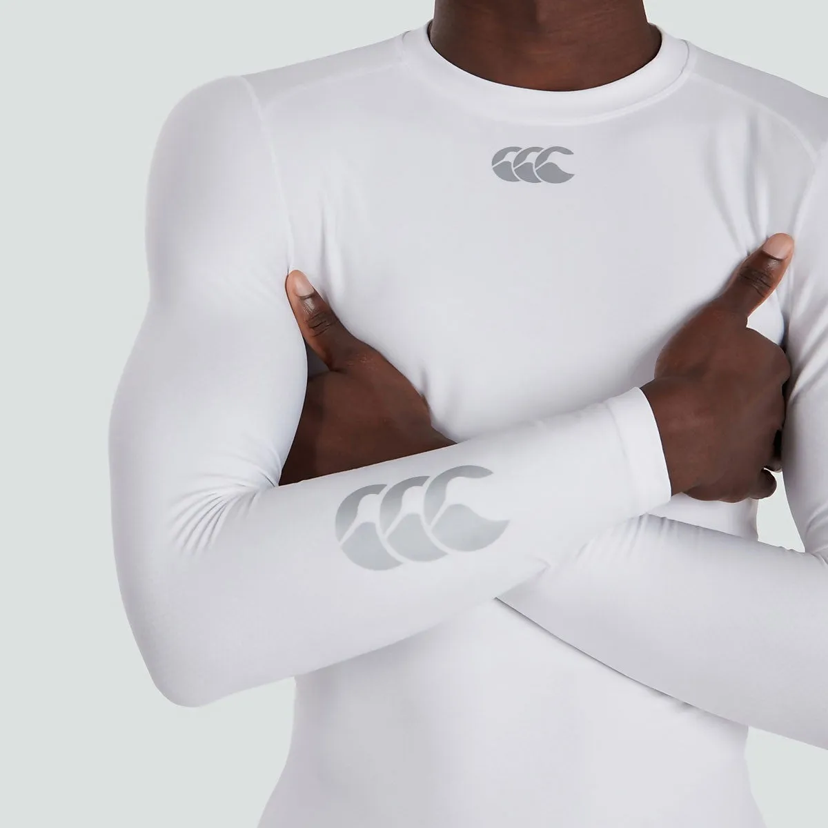 Canterbury Men's Thermoreg Baselayer Long Sleeve White