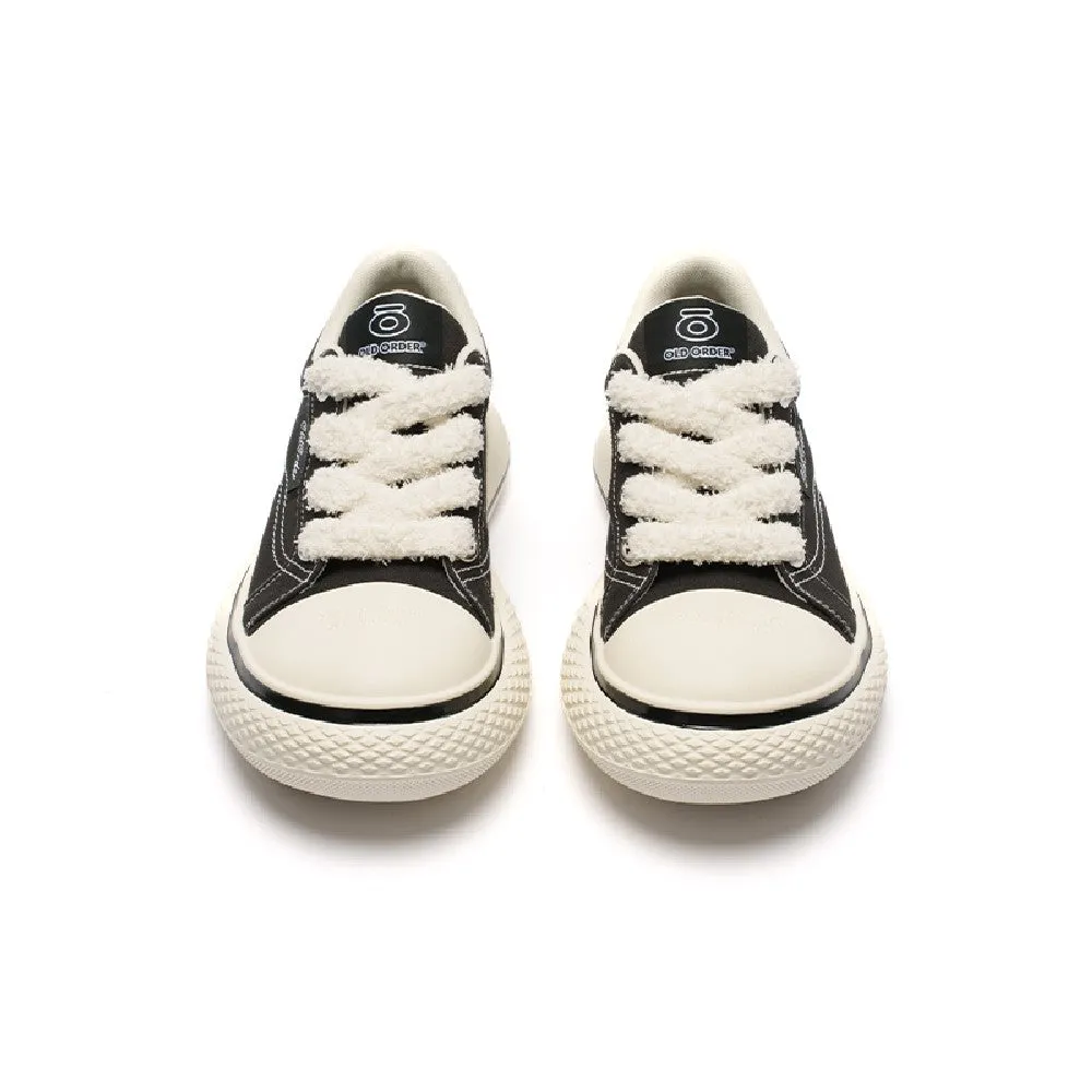 Canvas Low Black Shoes