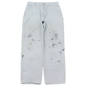 Carhartt Off White Work Trousers