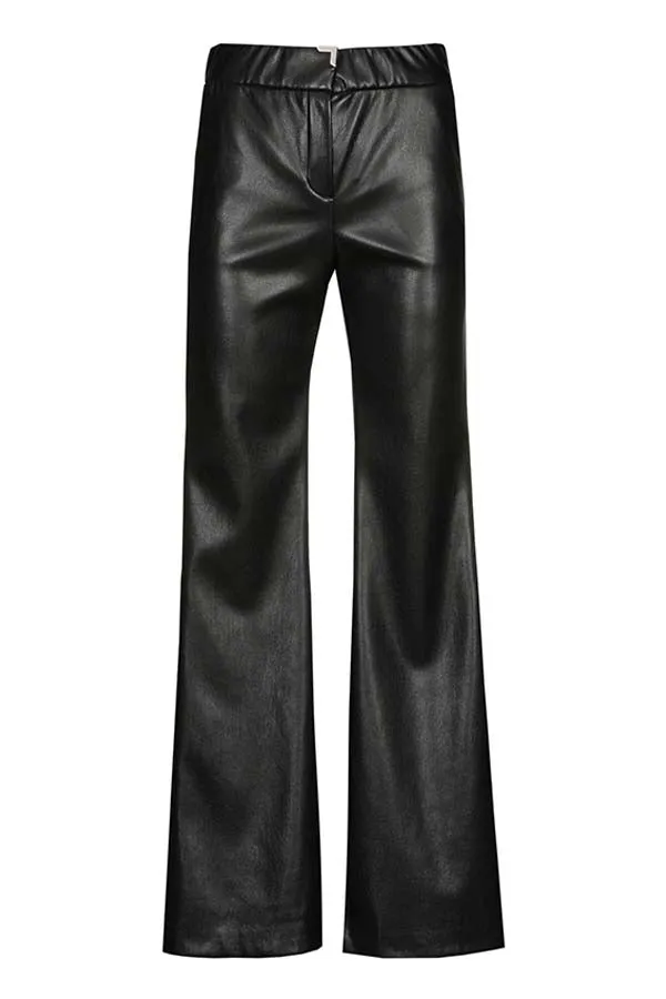 Caroline Biss STRAIGHT-FITTING ECO-LEATHER TROUSERS