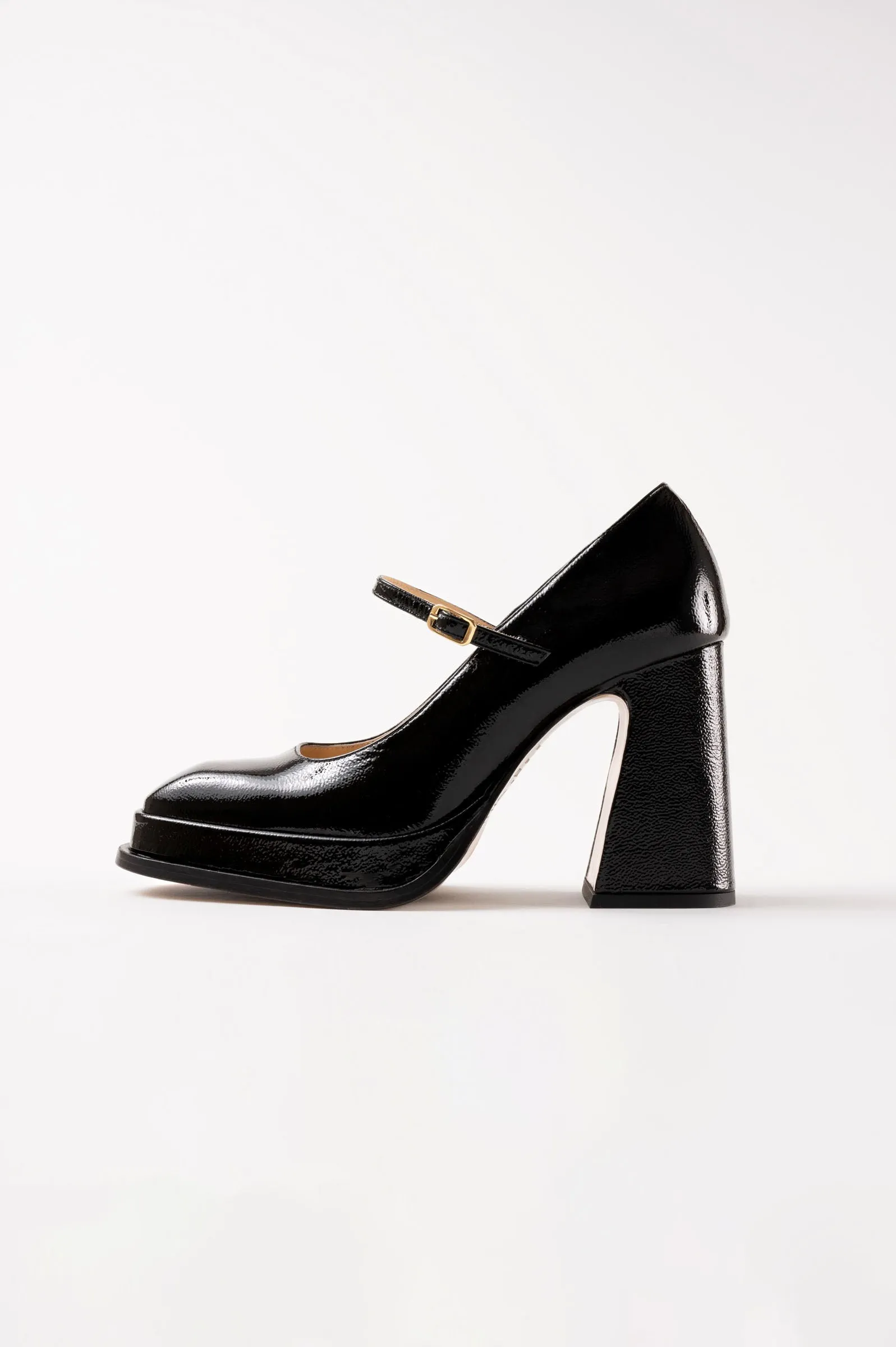 CASILDA - Black Patent Leather Mary Jane Pumps