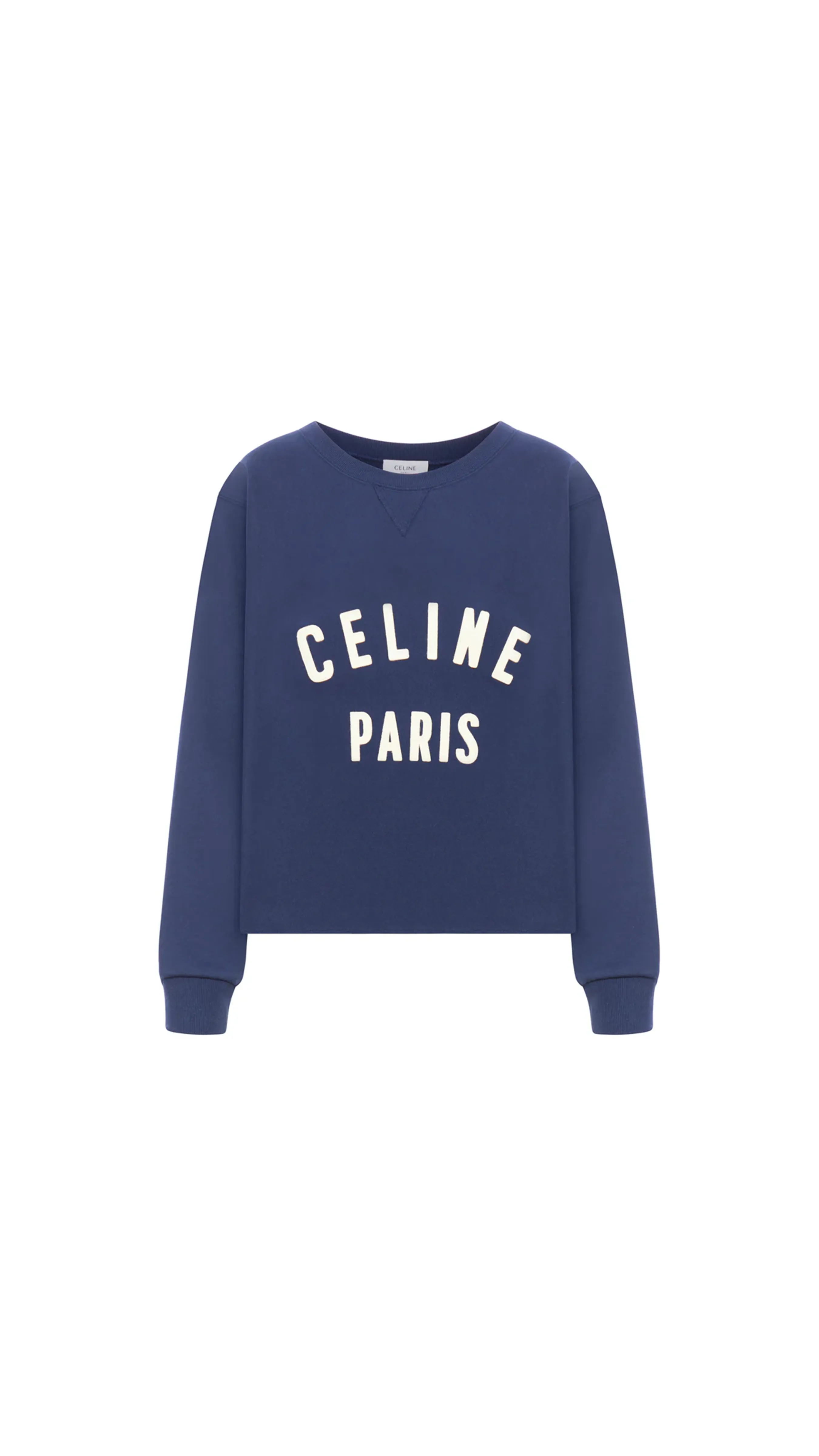 Celine Blue Logo Sweatshirt