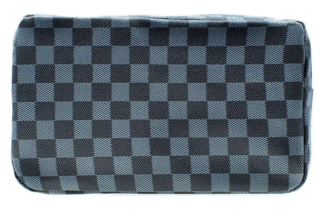 Checkered Men's Dopp Kit