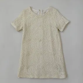 Chloé Cream Lace Dress: Size 10 - Elegant Anniversary Outfit