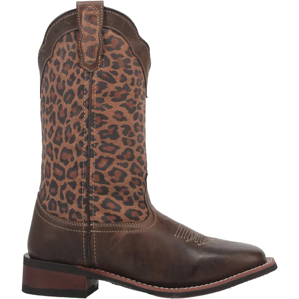 Chrissy Cheetah Square Toe: Cheeta Print Square Toe Boot