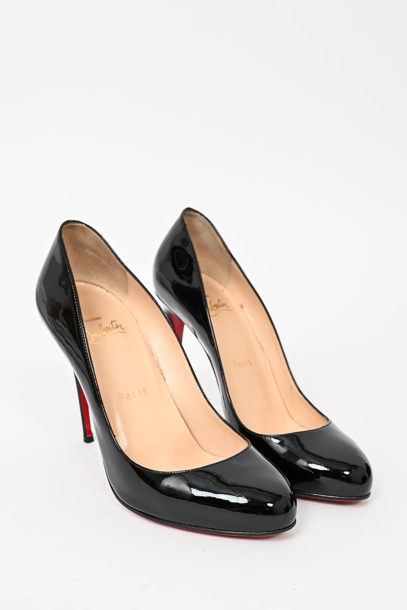 Black Patent Leather Dorissima 100 Pumps Size 36.5