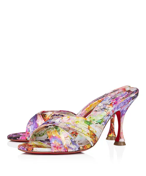 Christian Louboutin Nicol Is Back 85mm Blooming Multi In-Store Only