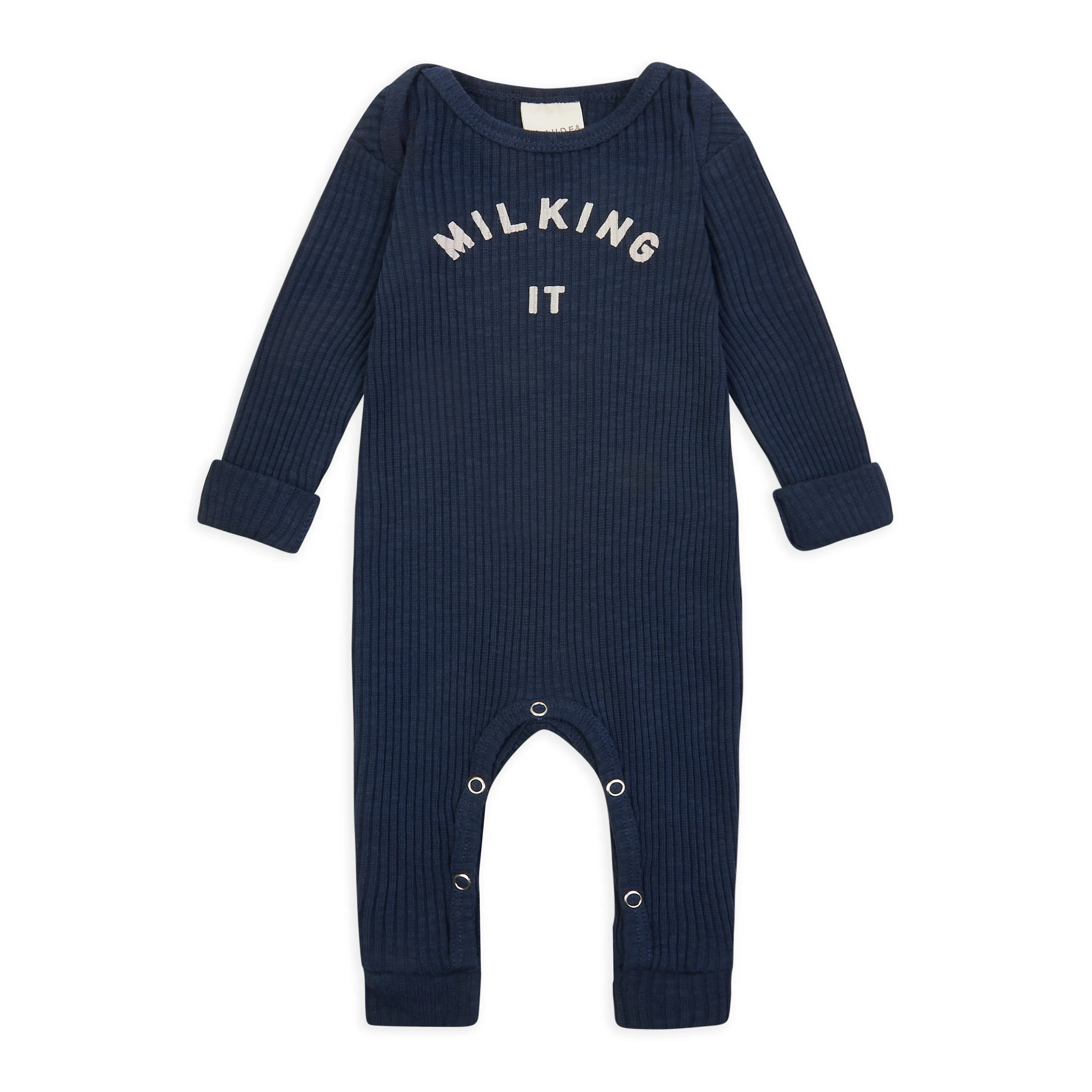 Claude&Co Navy Milking It Sleepsuit - Shop Now