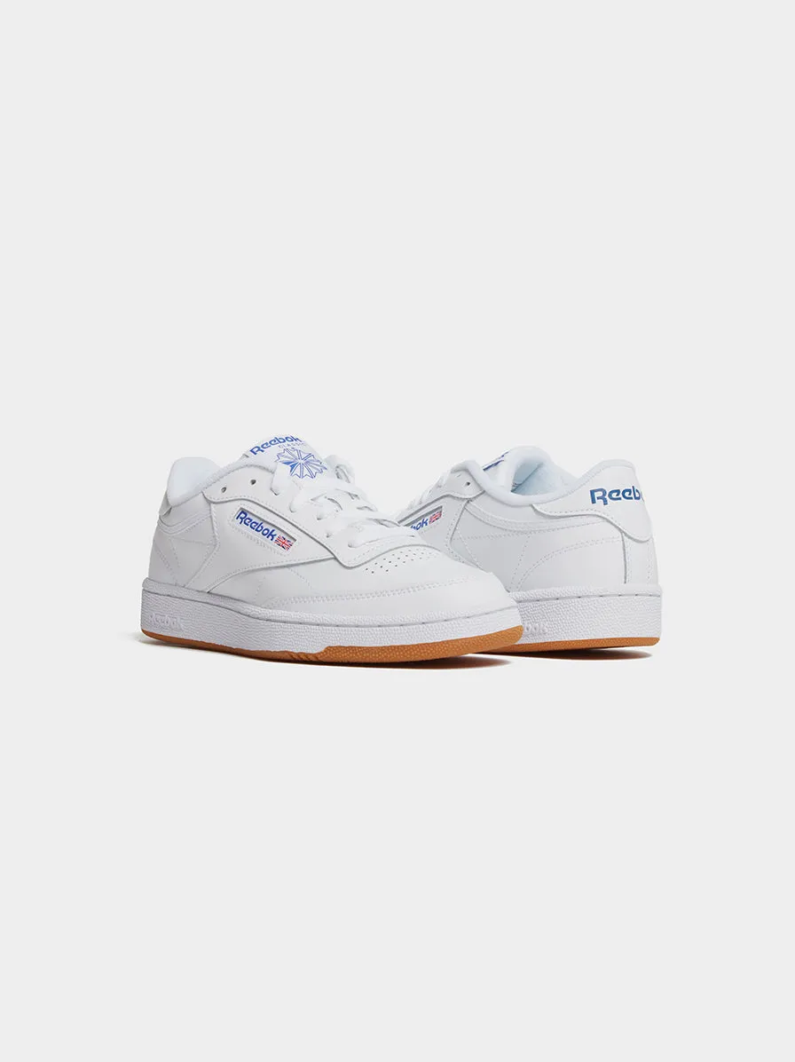 Club C 85, White / Royal Gum