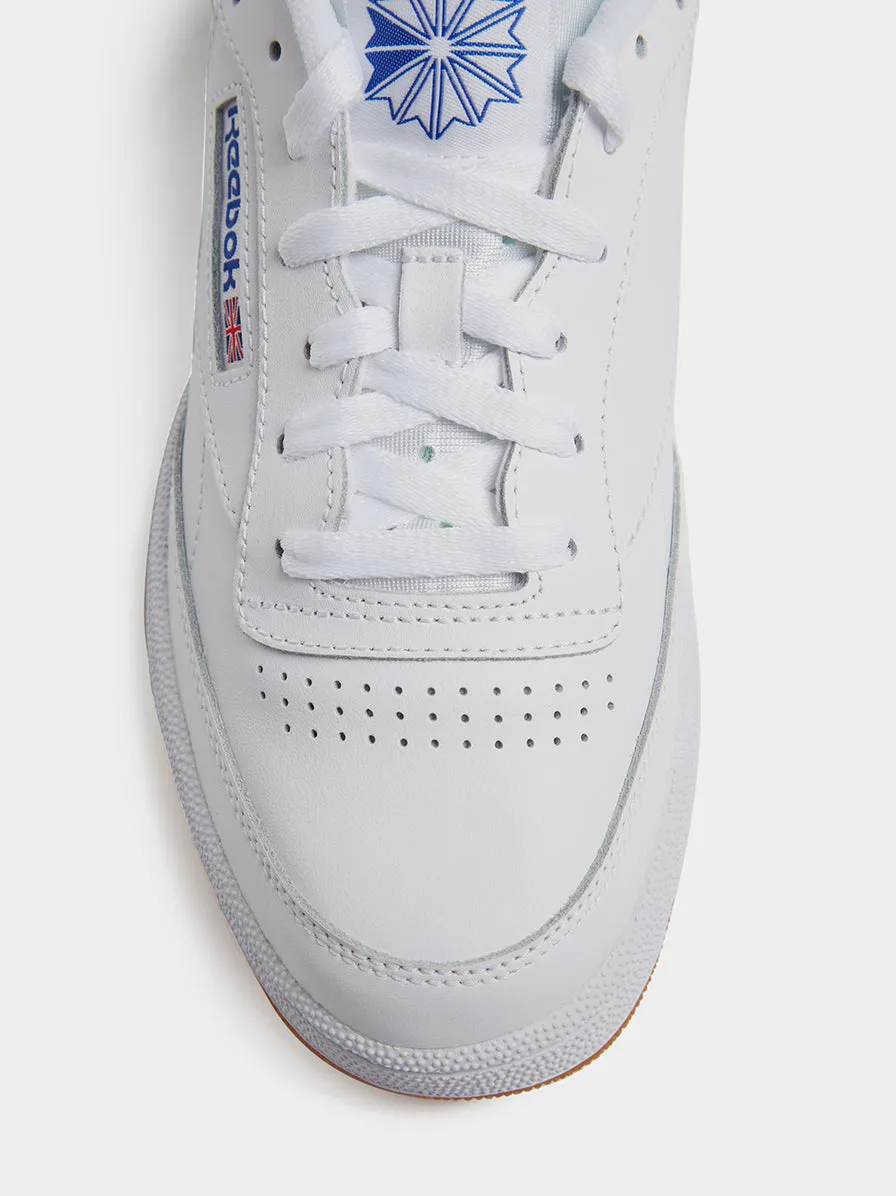 Club C 85, White / Royal Gum