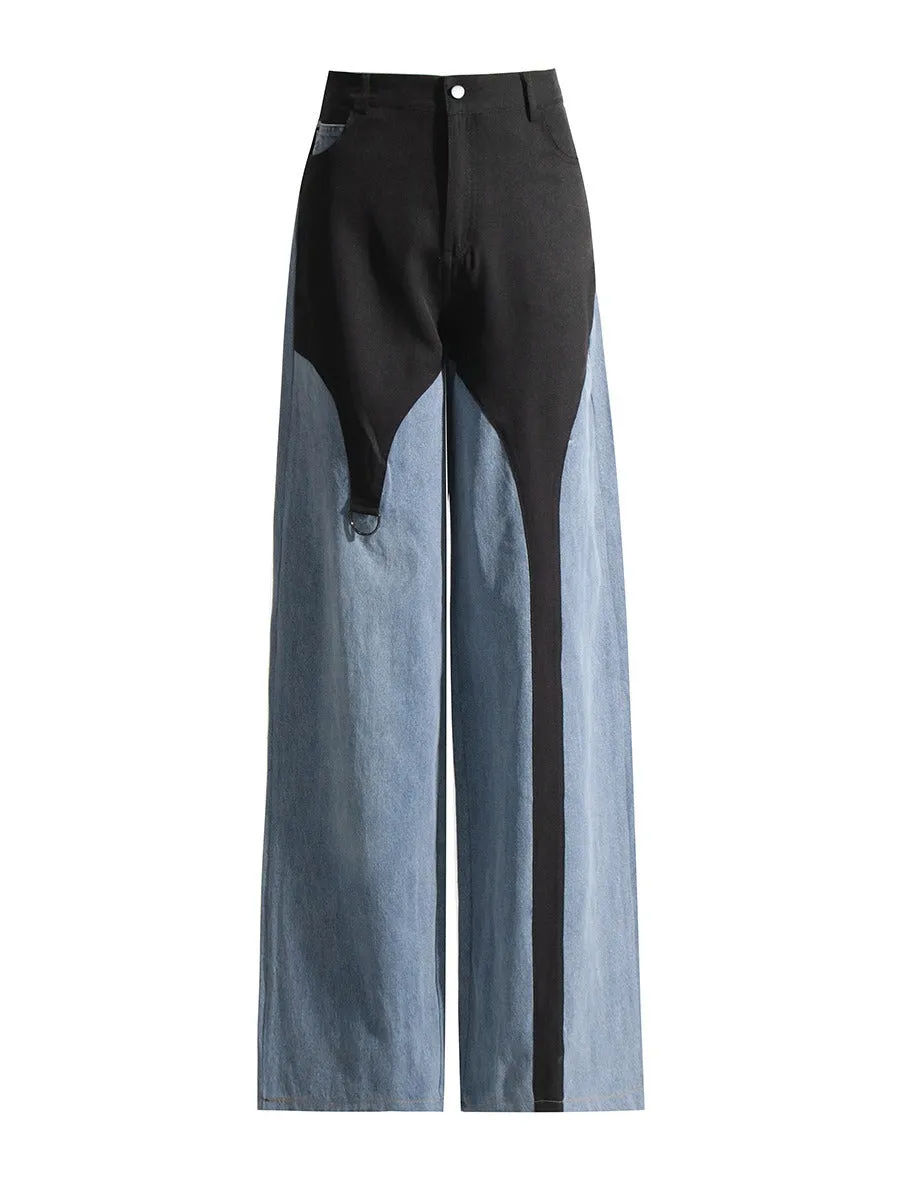 Straight Tube High Waisted Jeans