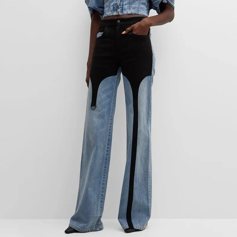 Straight Tube High Waisted Jeans