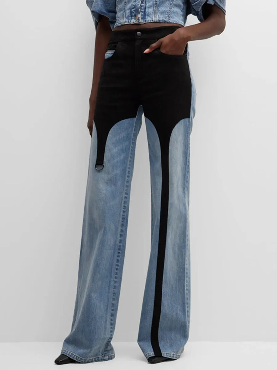 Straight Tube High Waisted Jeans