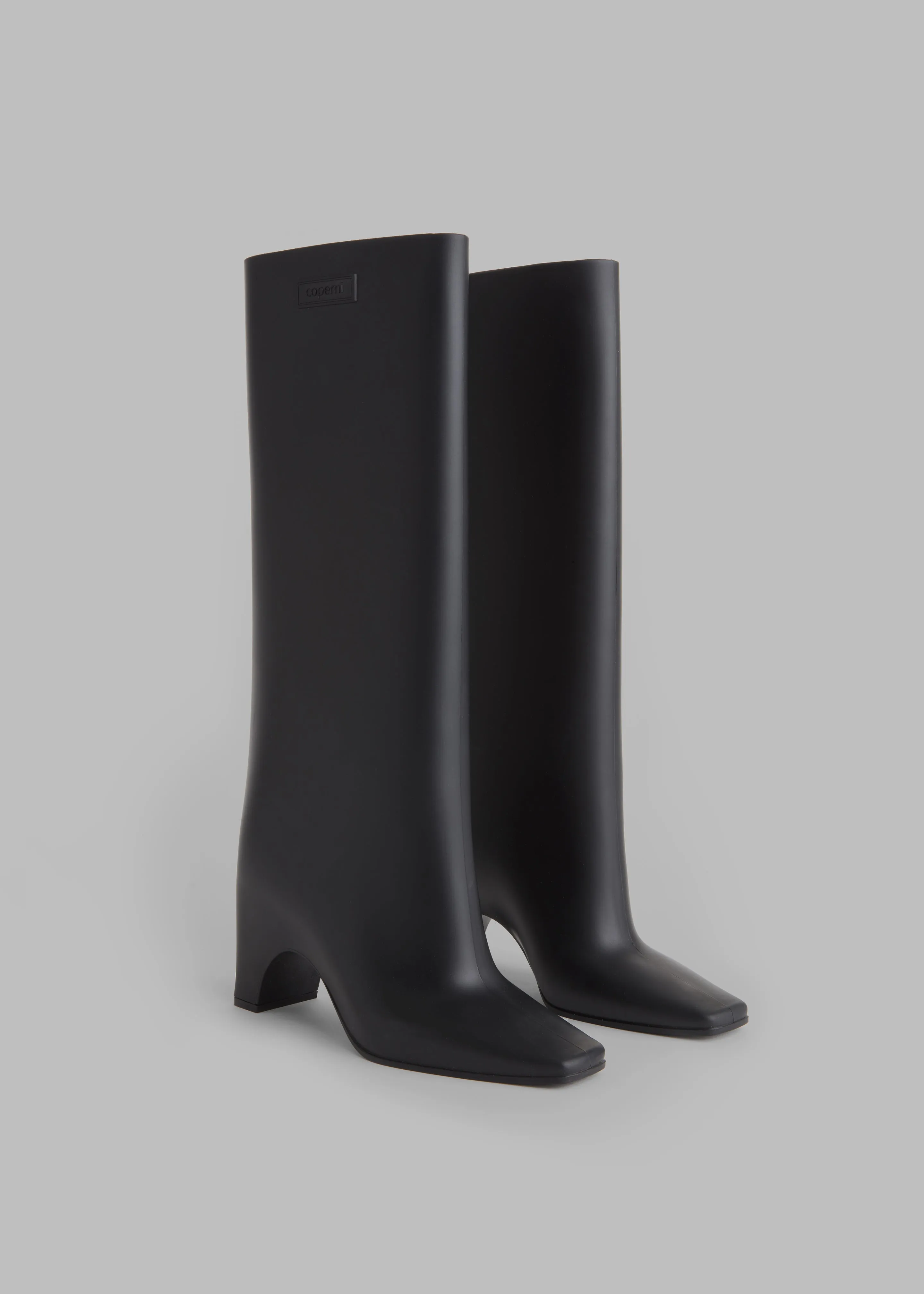 Coperni Rubber Bridge Boots - Black