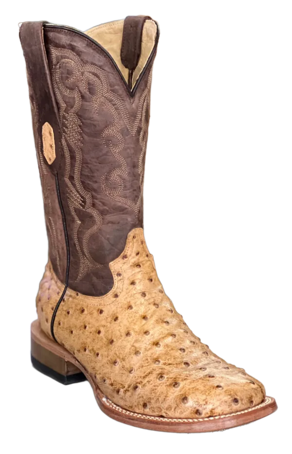 COWTOWN ORIX FULL QUILL OSTRICH PRINT BOOTS STYLE# Q6077