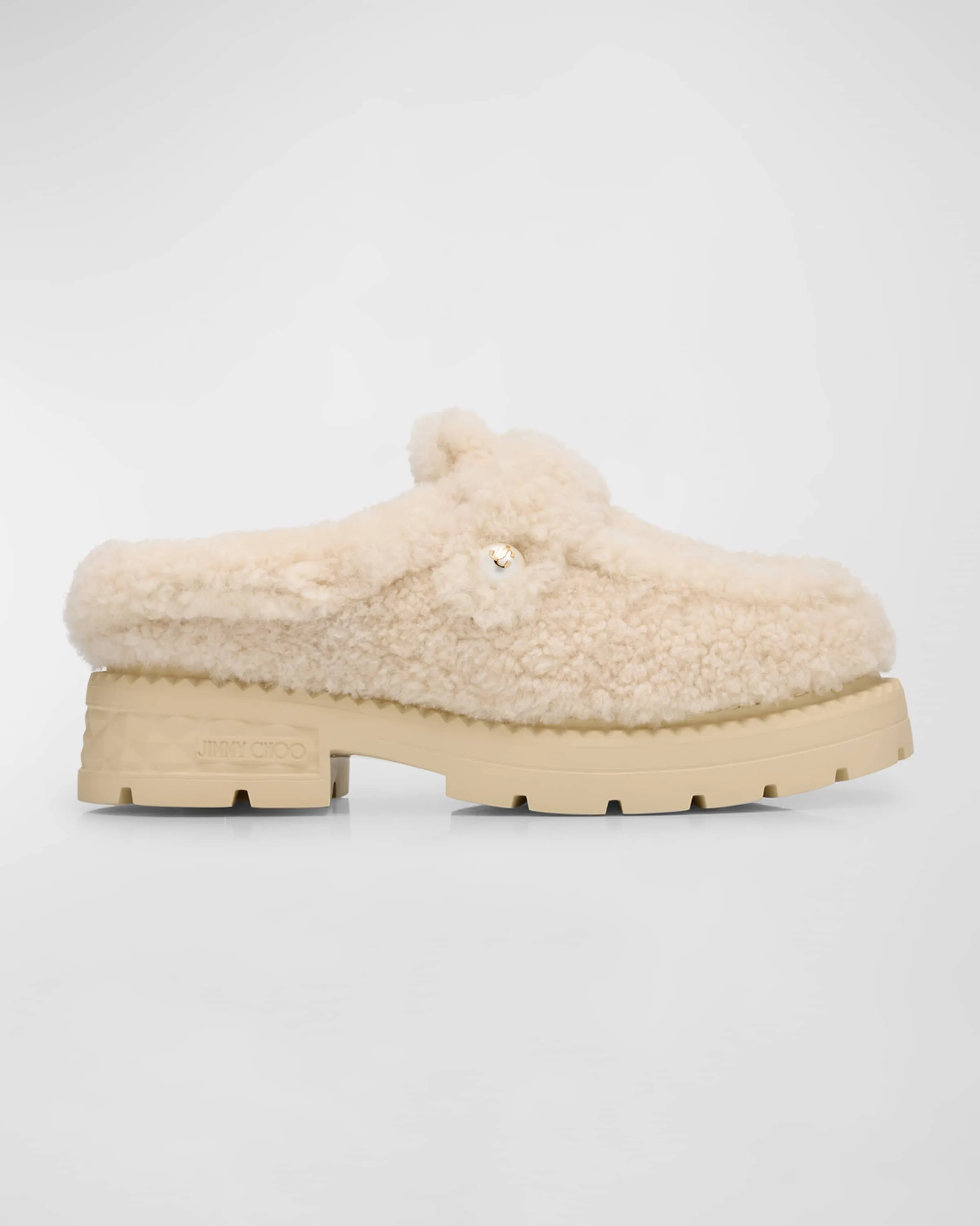 Cozy Shearling Loafer Mules