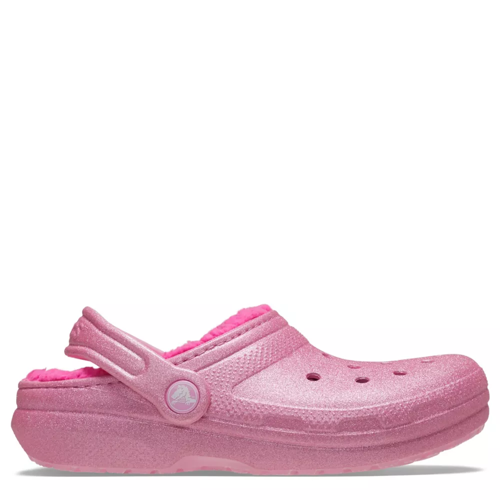 CROCS  GIRLS LITTLE-BIG KID CLASSIC LINED CLOG