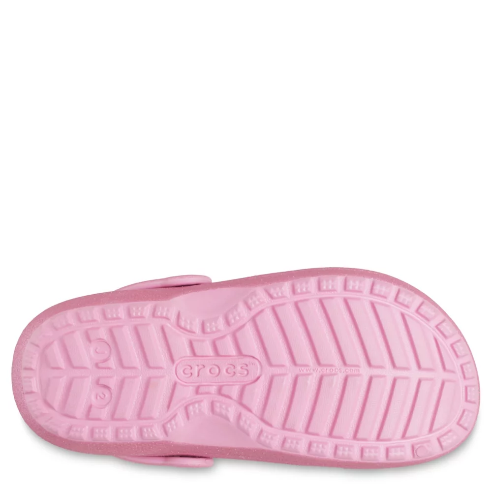 CROCS  GIRLS LITTLE-BIG KID CLASSIC LINED CLOG