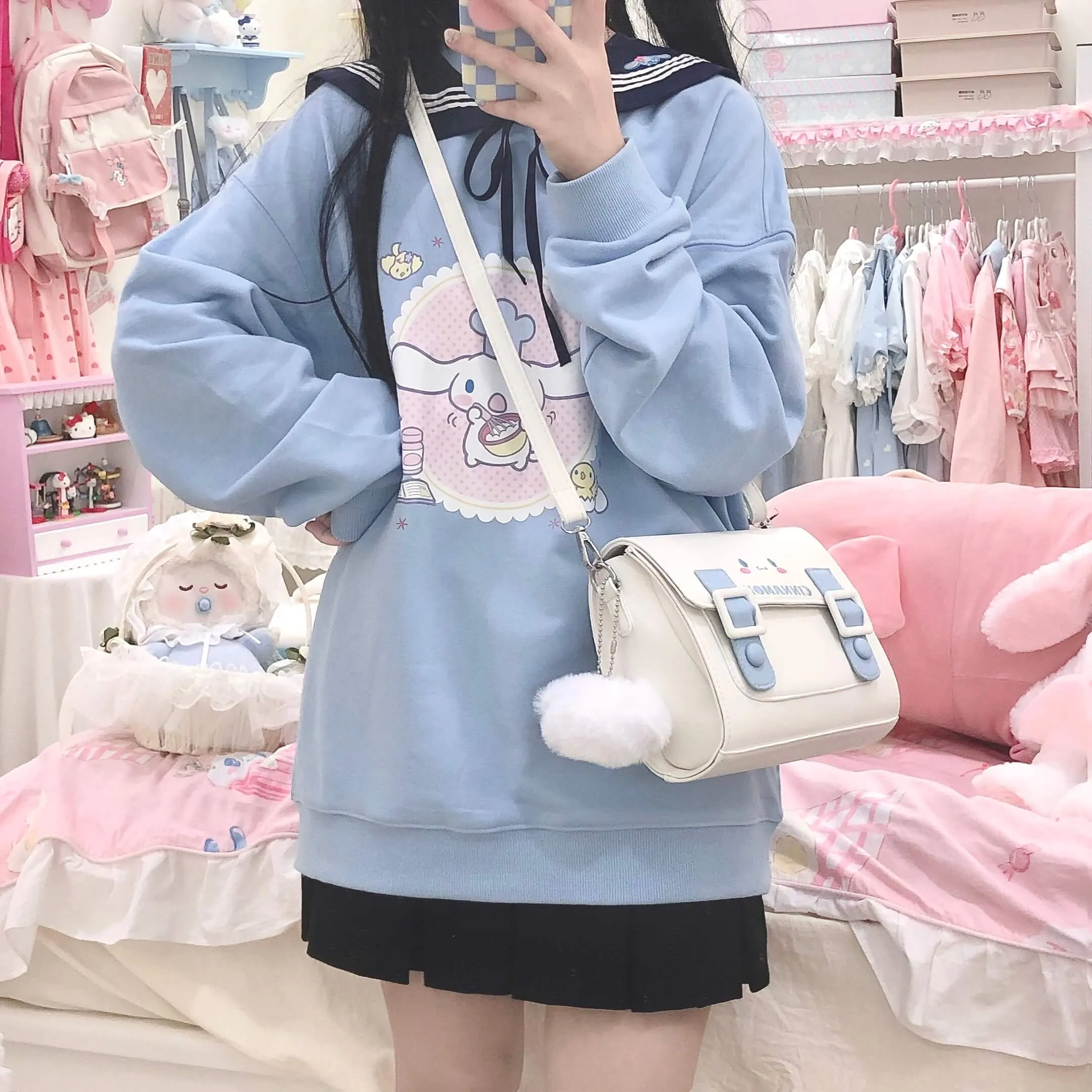 Cute Sanrio soft girl shoulder bag