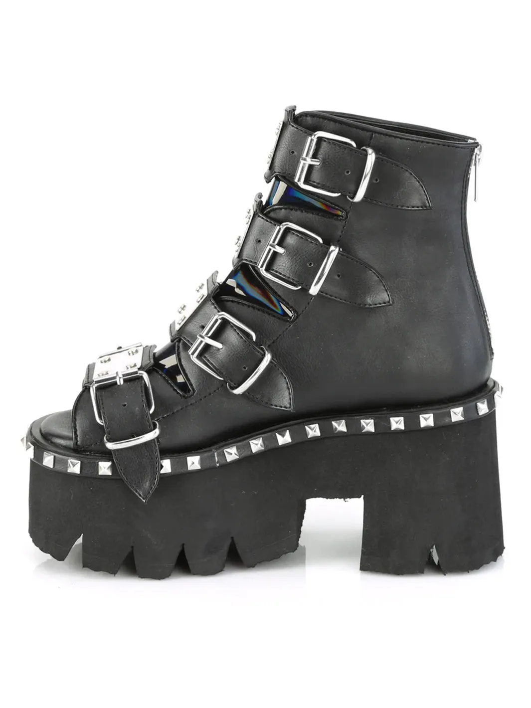 Pre-Order Demonia Ashes-70 Black Vegan Leather Boots