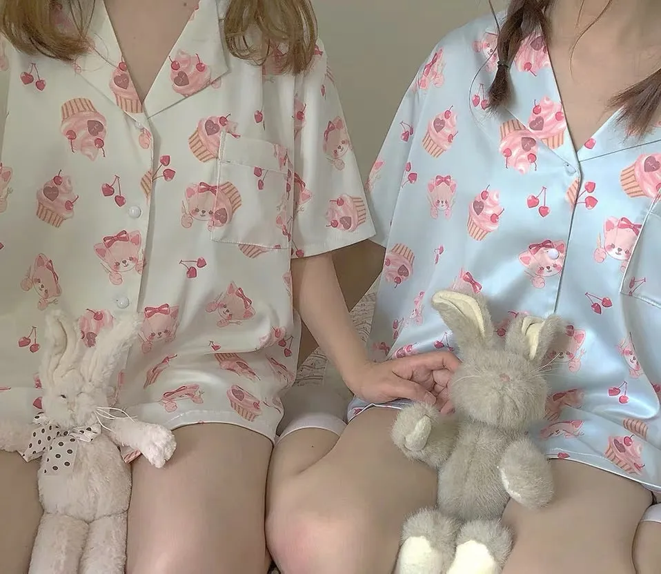 dessert bear pyjamas set