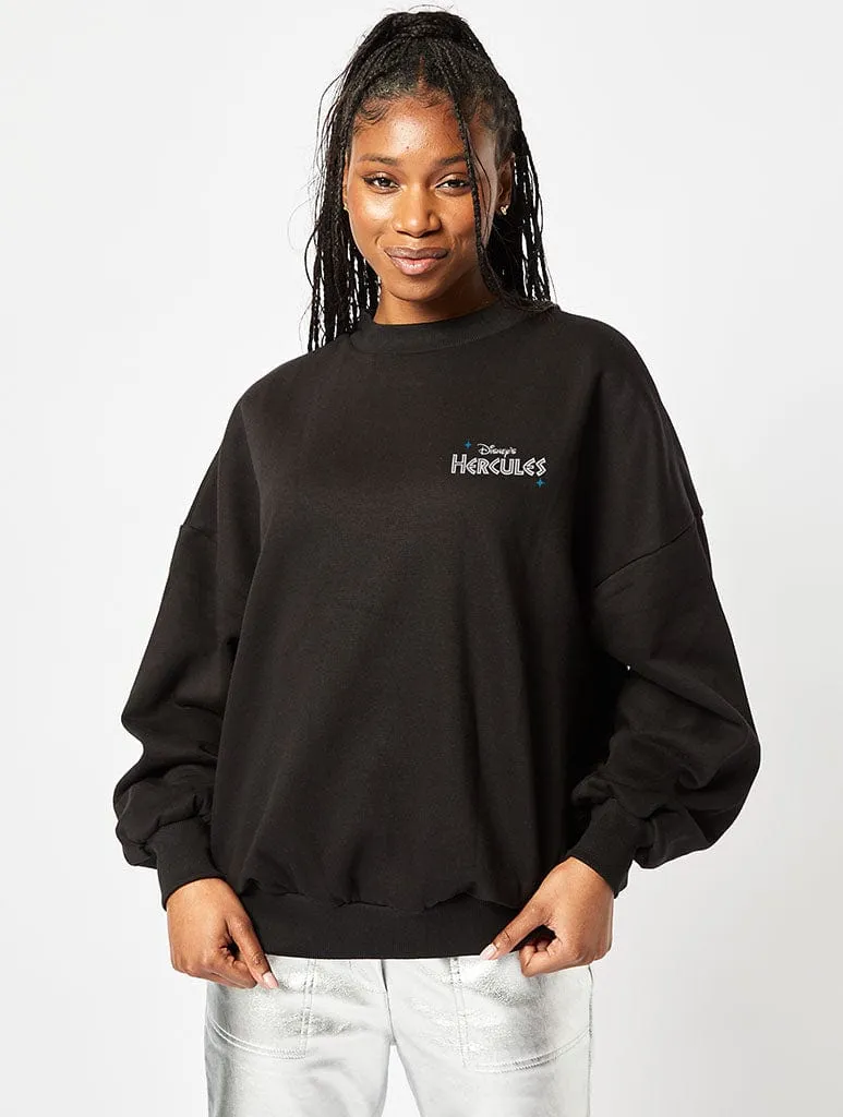 Disney Hercules Muses Sweatshirt in Black