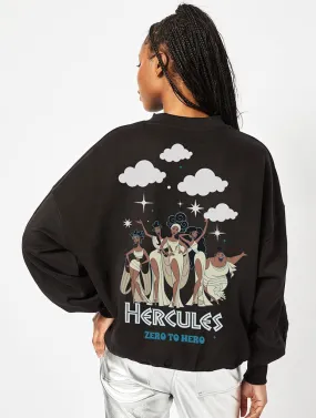 Disney Hercules Muses Sweatshirt in Black