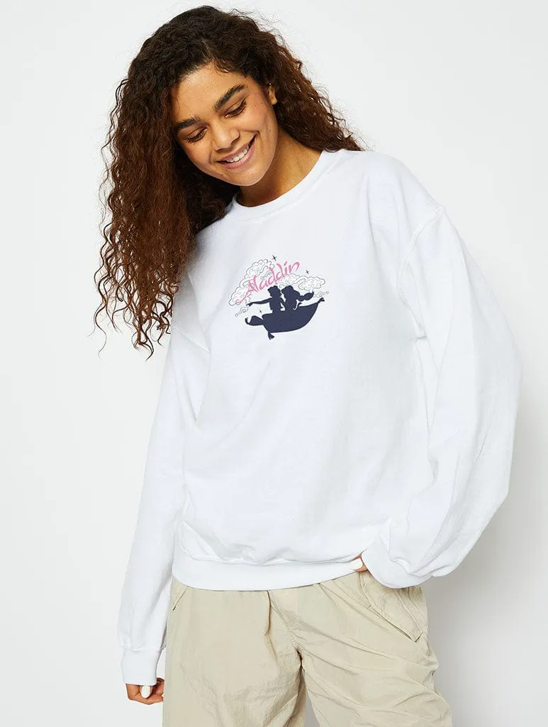 Disney Rajah Sweatshirt in White