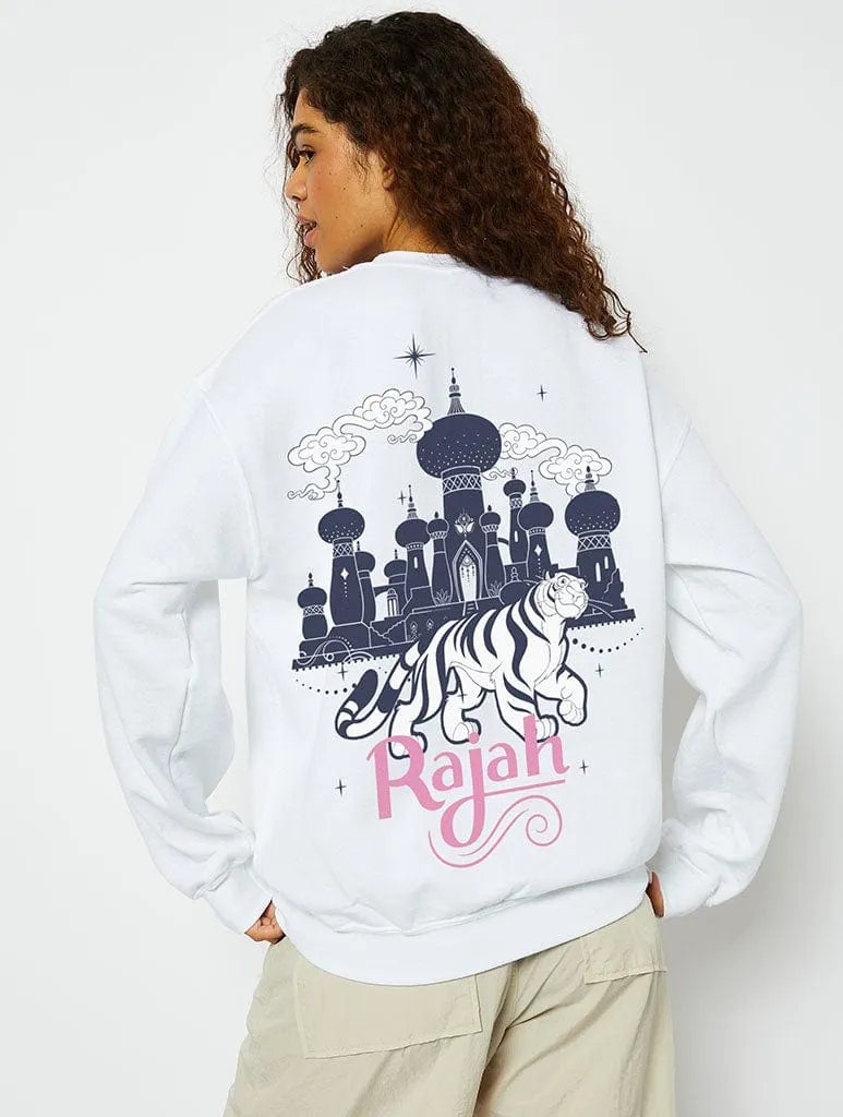 Disney Rajah Sweatshirt in White