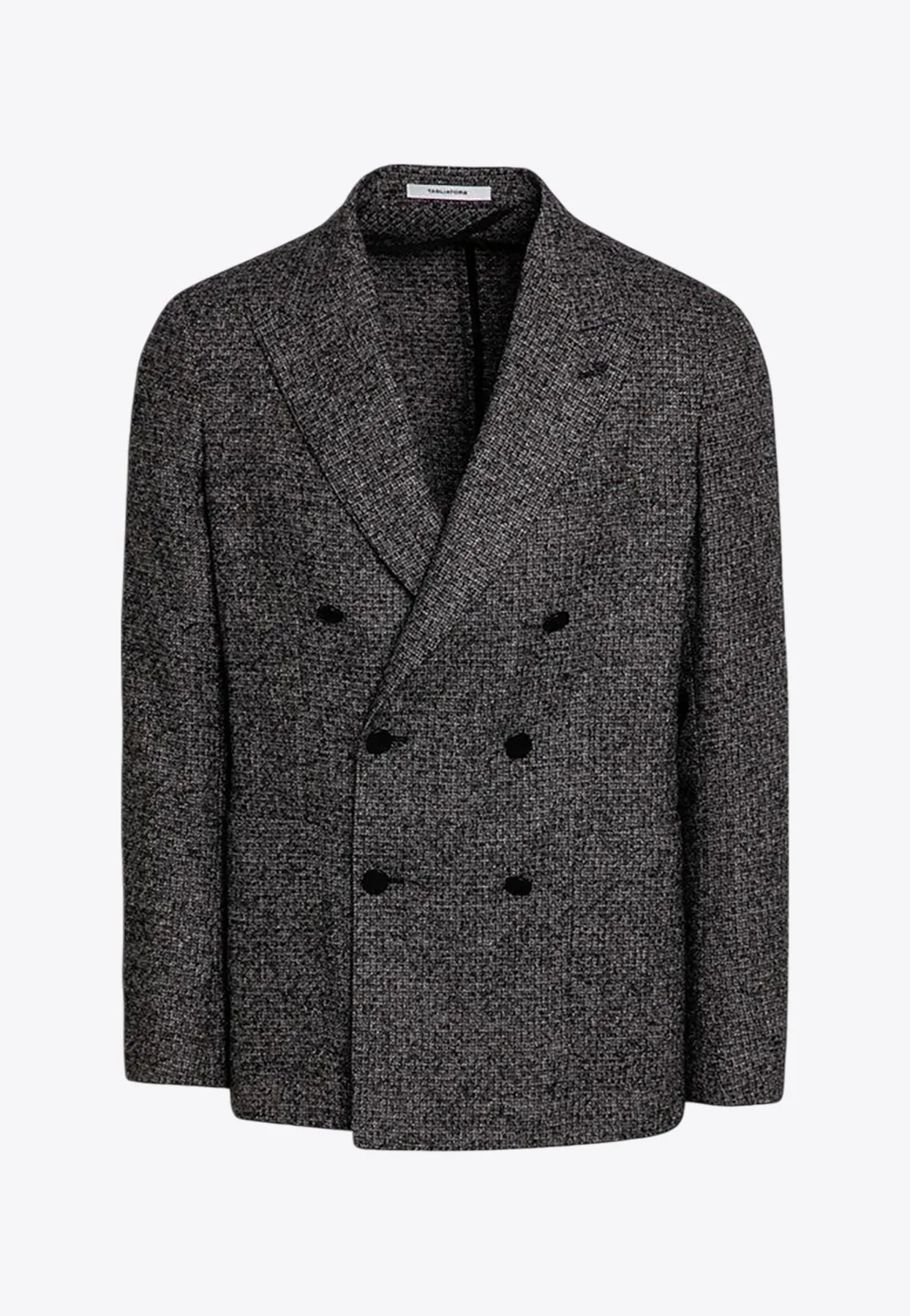 Double-Breasted Wool-Blend Jacket