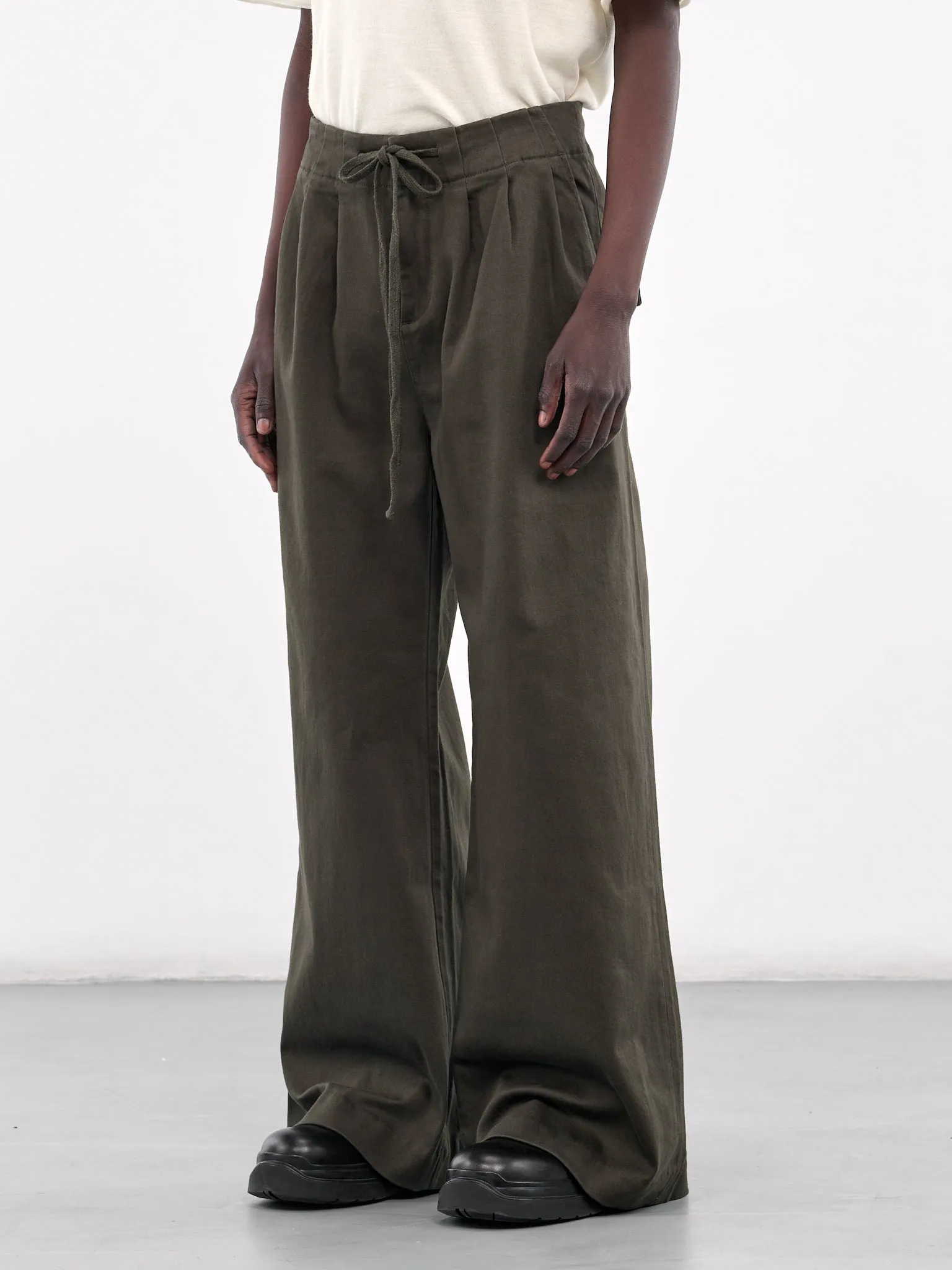 Drawstring Trousers (ES2546OL-OLIVE)