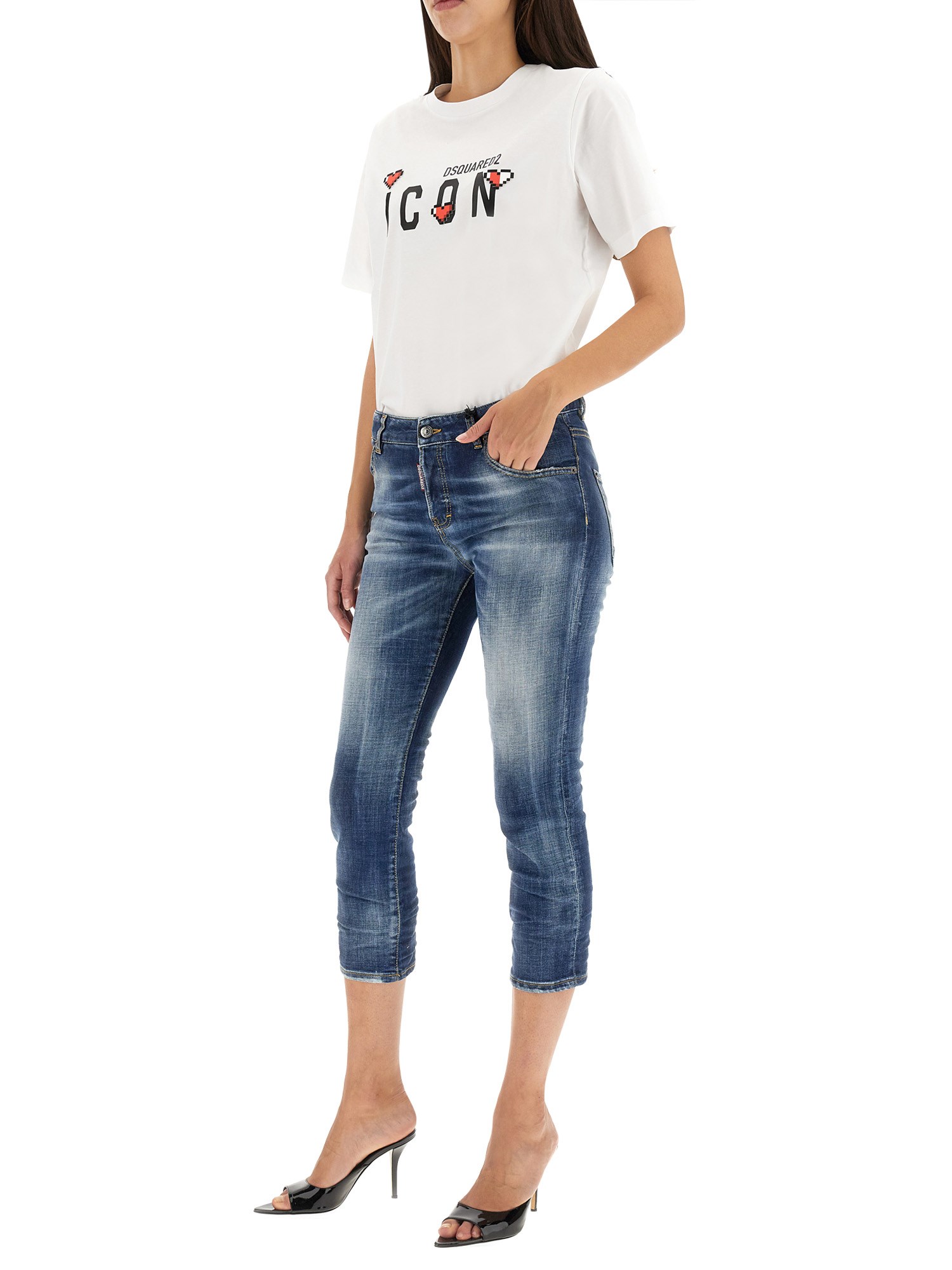 DSQUARED COOL GIRL CROPPED JEAN