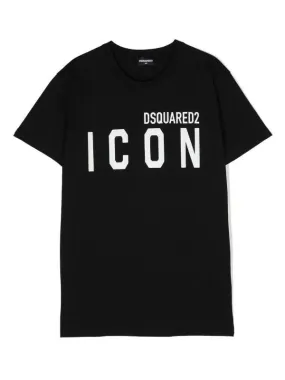 Black DSquared2 Icon Logo T-Shirt