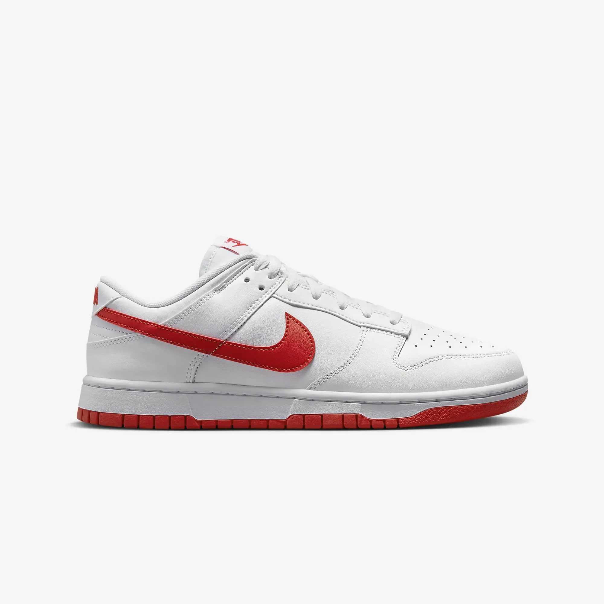 Dunk Low Retro White Picante Red