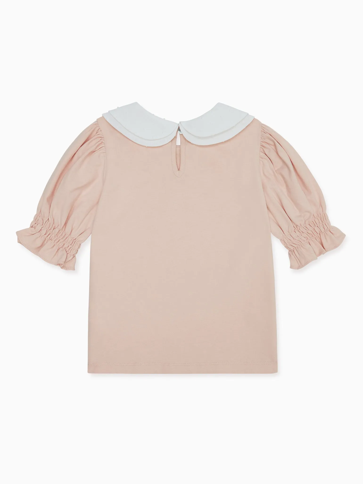 Dusty Pink Antonia Girl Cotton Top