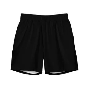 Men's Eco-Friendly Black Swim Trunks