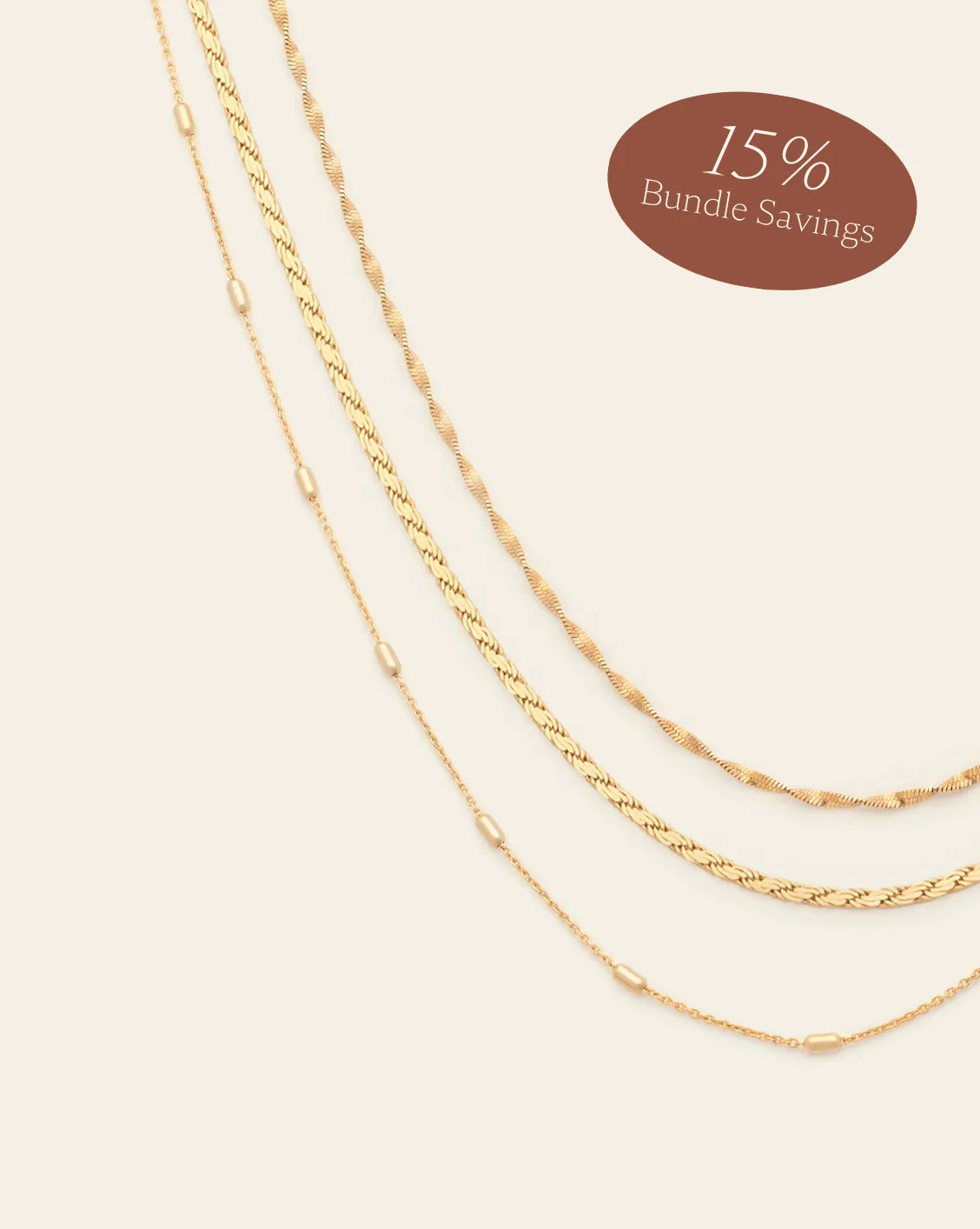 Effortless Chain Set - Gold Vermeil